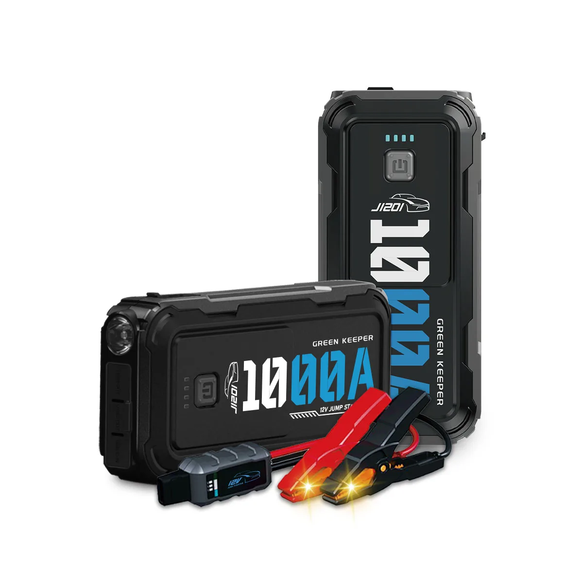 Factory Wholesales 1000a 12-volt Jump Starter Portable Jump Starter Power Bank Super Capacity Car Battery Booster