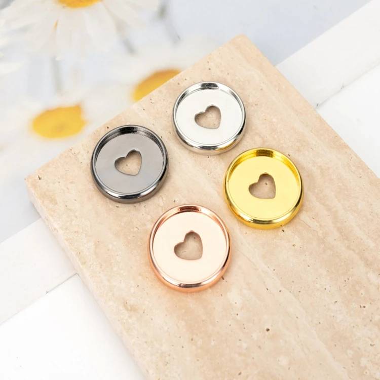 35mm Discbound Discs Heart Expansion ABS Mushroom Notebook Rings Plastic Hollow Expander Book Binding Rings for Happy Planner