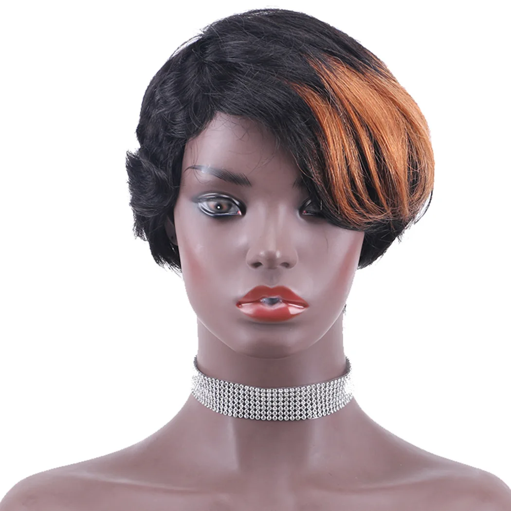 Cheap Wigs with Lowest Price Bob ,side Part Glueless Short Straight Wigs Bob Lace Frontal Wig Human Hair