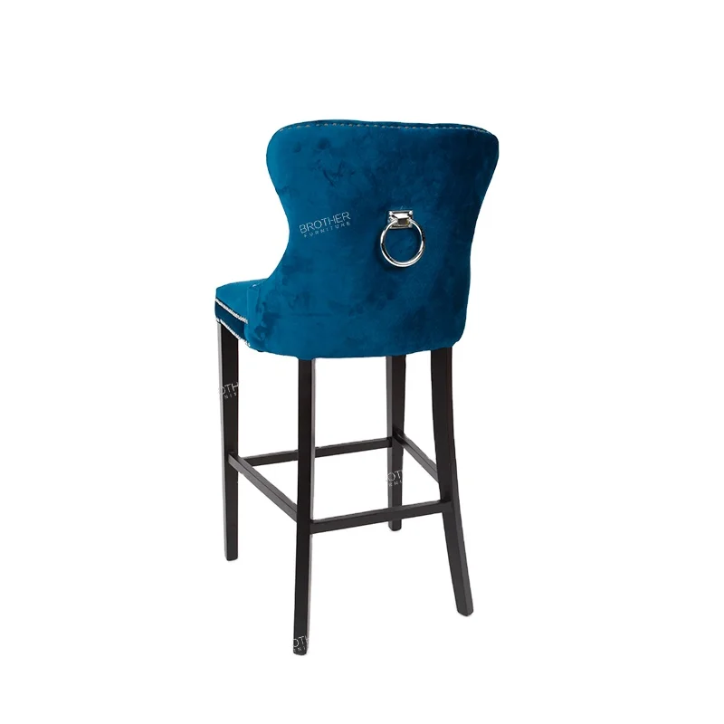 
ommercial Home Goods Wooden Leg high bar stools bar chairs modern for counter bar stool 