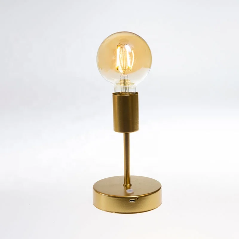 Kanlong Golden LED home decoration table lamp with G80 edison bulb