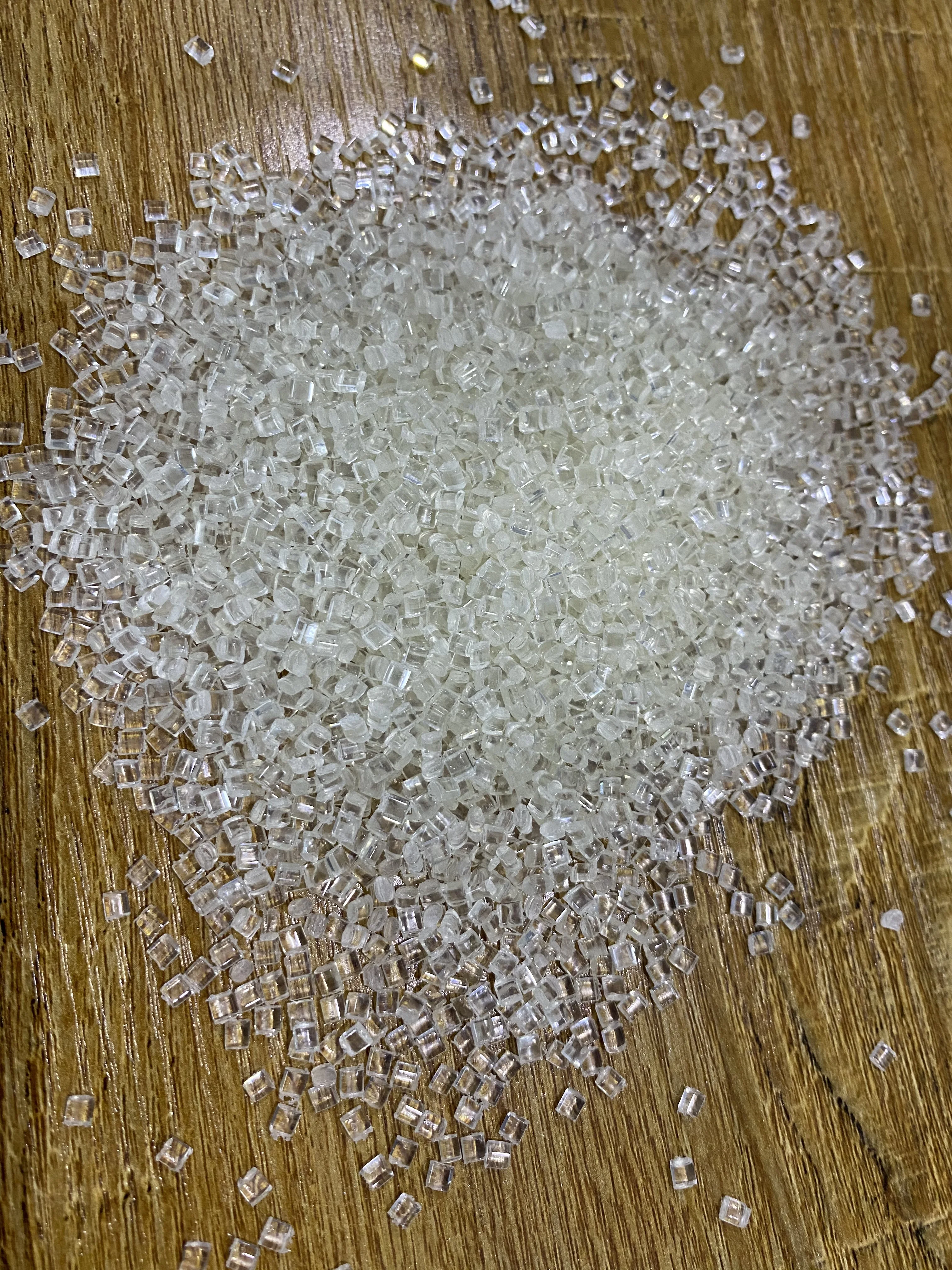 Гранулы ПЭТ для текстиля, полутусклые глянцевые натуральные полиэтиленовые смолы