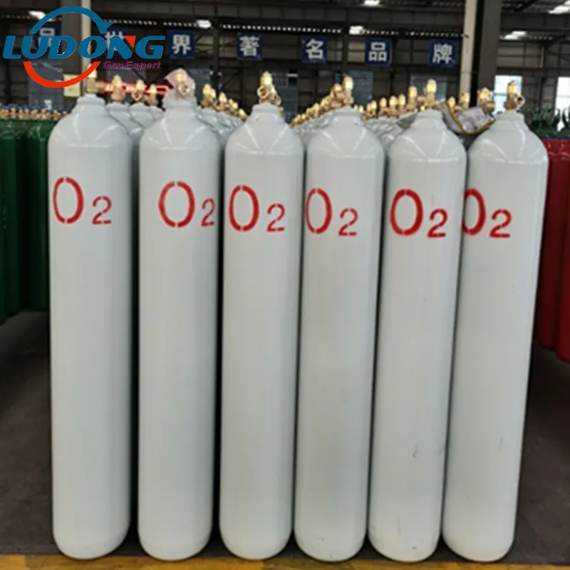 99.999% кислородный газ/Кислород высокой чистоты/кислородный газ UHP наполнение в газовый баллон 40 л/47 л