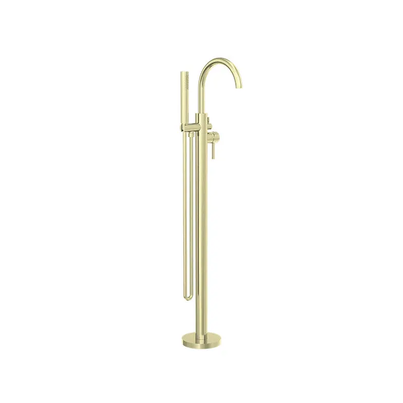YSW High Configuration Bathroom Luxury Floor Mount Mixer With Handshower Bathtub Faucet,Various Colors Available Brass Shower