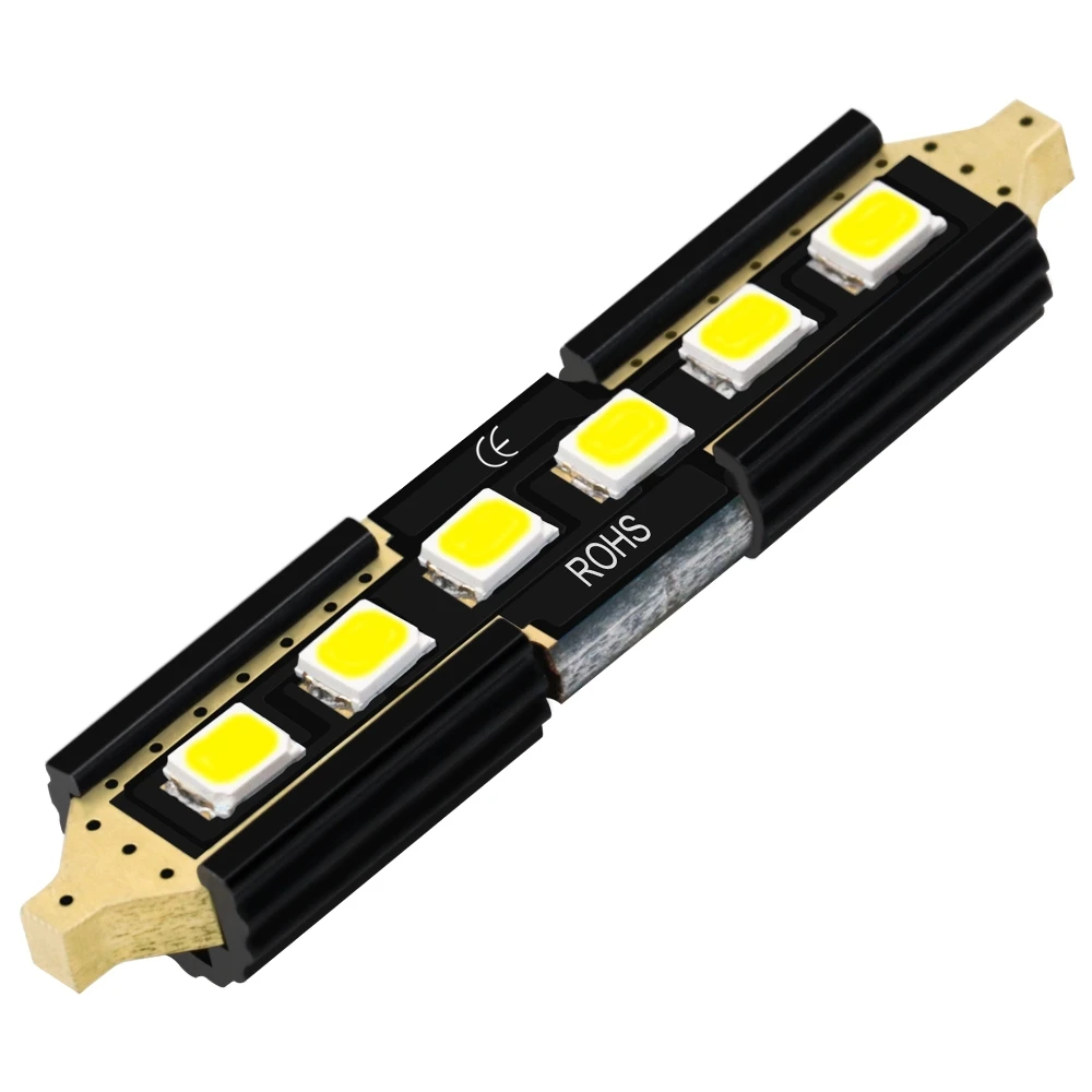 OEM гирлянда C5w Led 2835 6 SMD Авто Canbus лампы 12V 31 мм/36 мм/39 мм/41 мм Купол автомобилей Внутреннее освещение DJ073-1