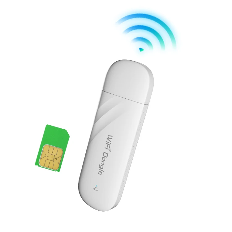 Беспроводной 4G LTE USB МОДЕМ WIFI роутер со слотом для SIM-карты портативный карманный маршрутизатор Встроенная антенна широкополосная