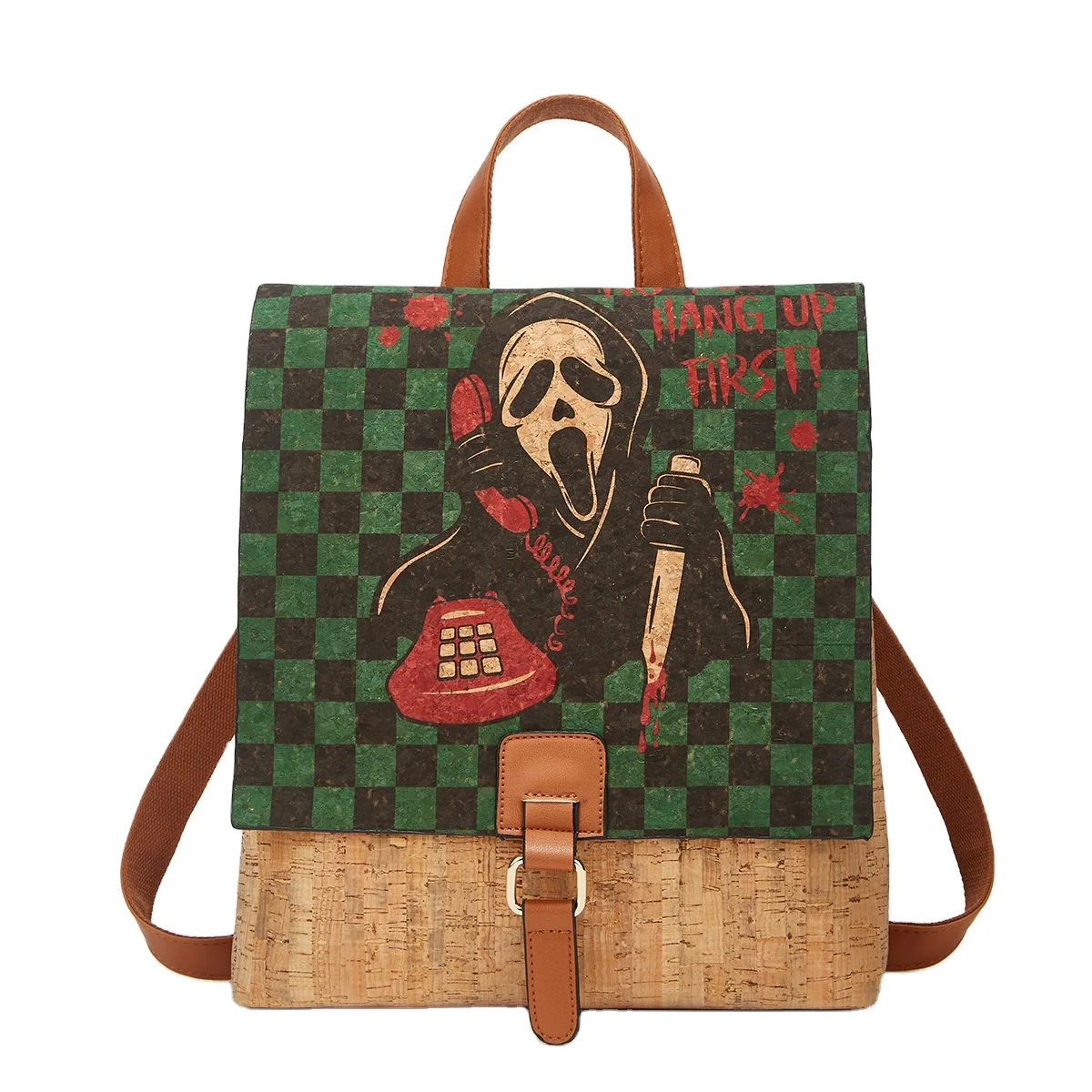 Tree bark cork bag backpack
