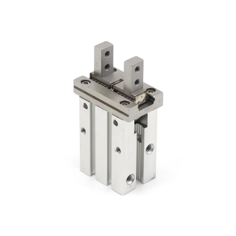 HONGTO Double Acting Parallel Type Air Gripper Clamping Pneumatic Finger Cylinder