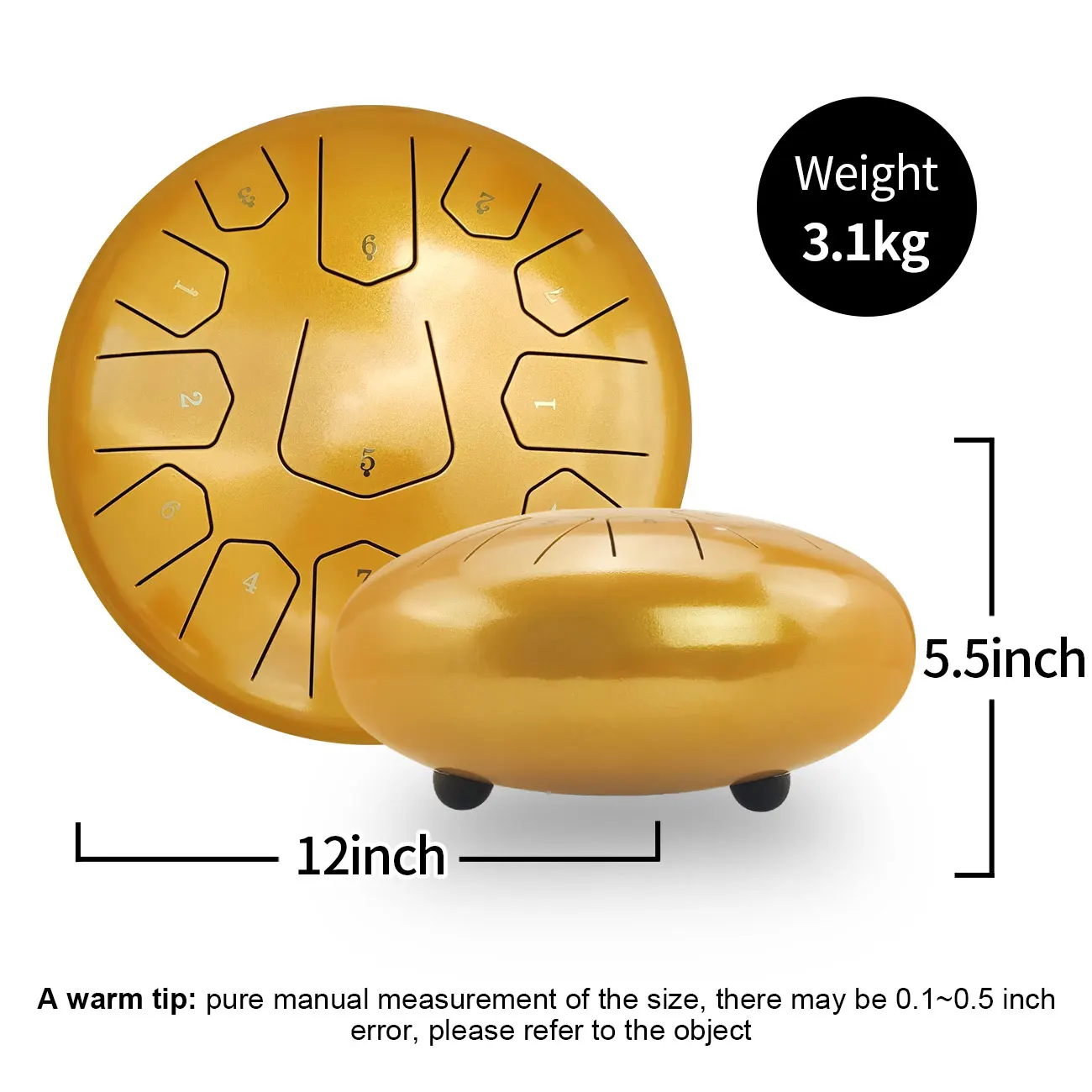 ASTEMAN стальной барабан для языка из углеродистой стали серии gold diamond 12 дюймов 13 тонов
