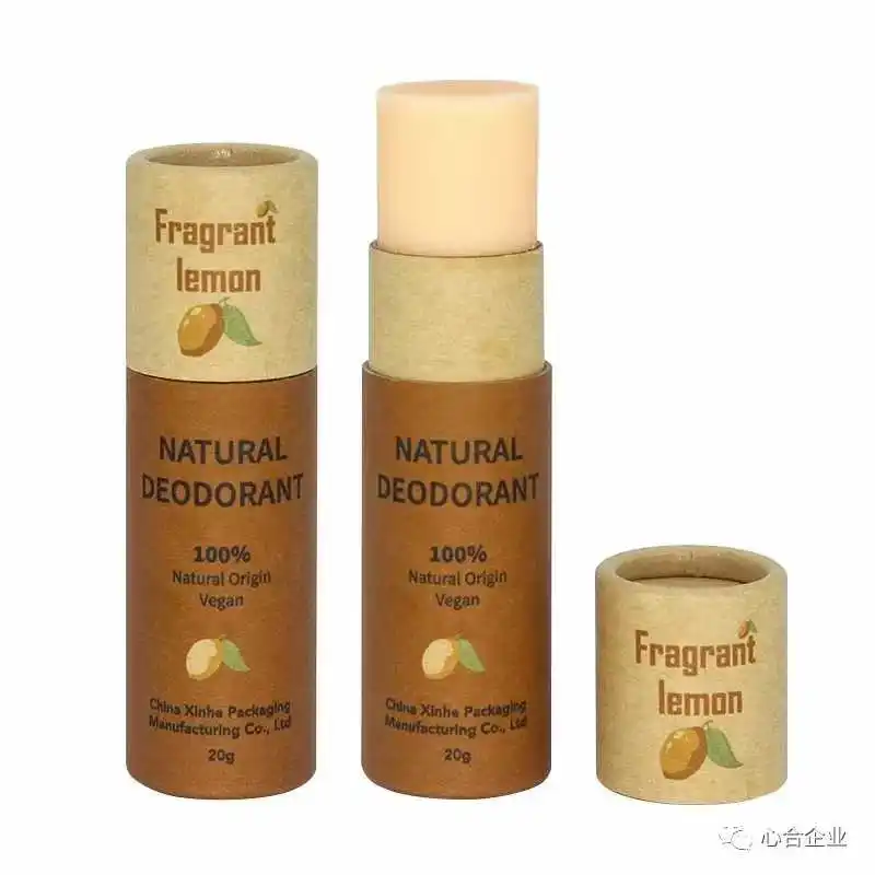 Hot sell Kraft paper  Eco-friendly deodorant lip balm lipstick paper tube twist up tubes