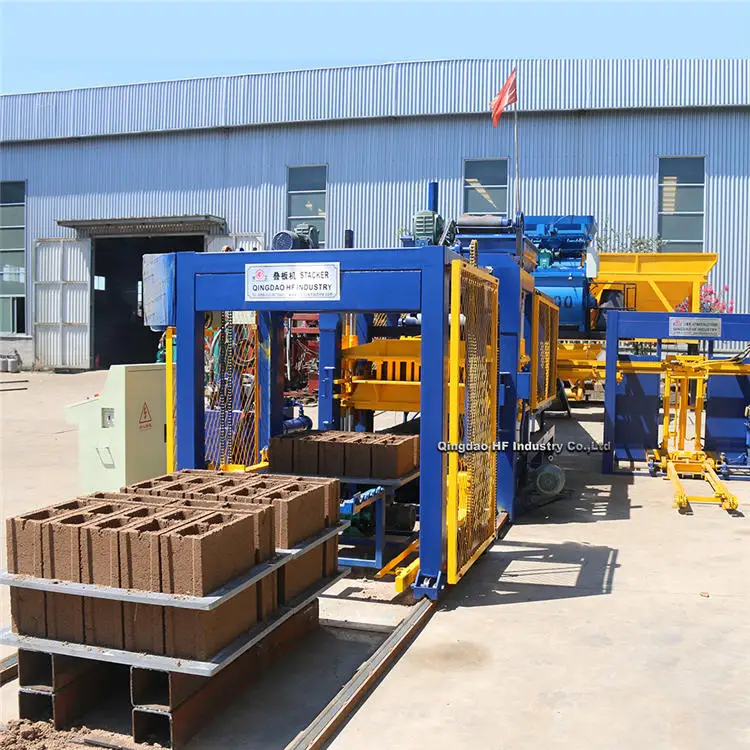 QT6-15 pave block machine blocks professional custom China bricstar foam concrete machine