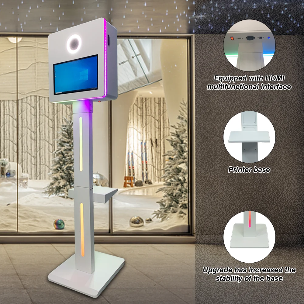 Wholesale Dslr Photobooth Shell Portable 15.6 Inch Selfie Photo Booth for Wedding Party