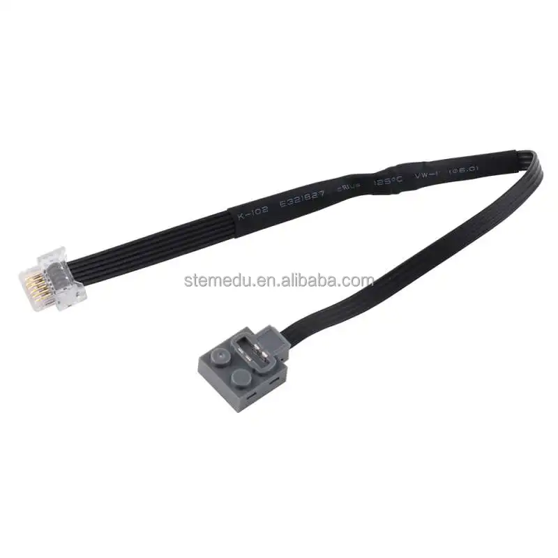 Crystal Connector Cable 25cm Motor Sensor Repair Dedicated Wire compatible with wedo2.0 Building Blocks PF M.OC Rarts