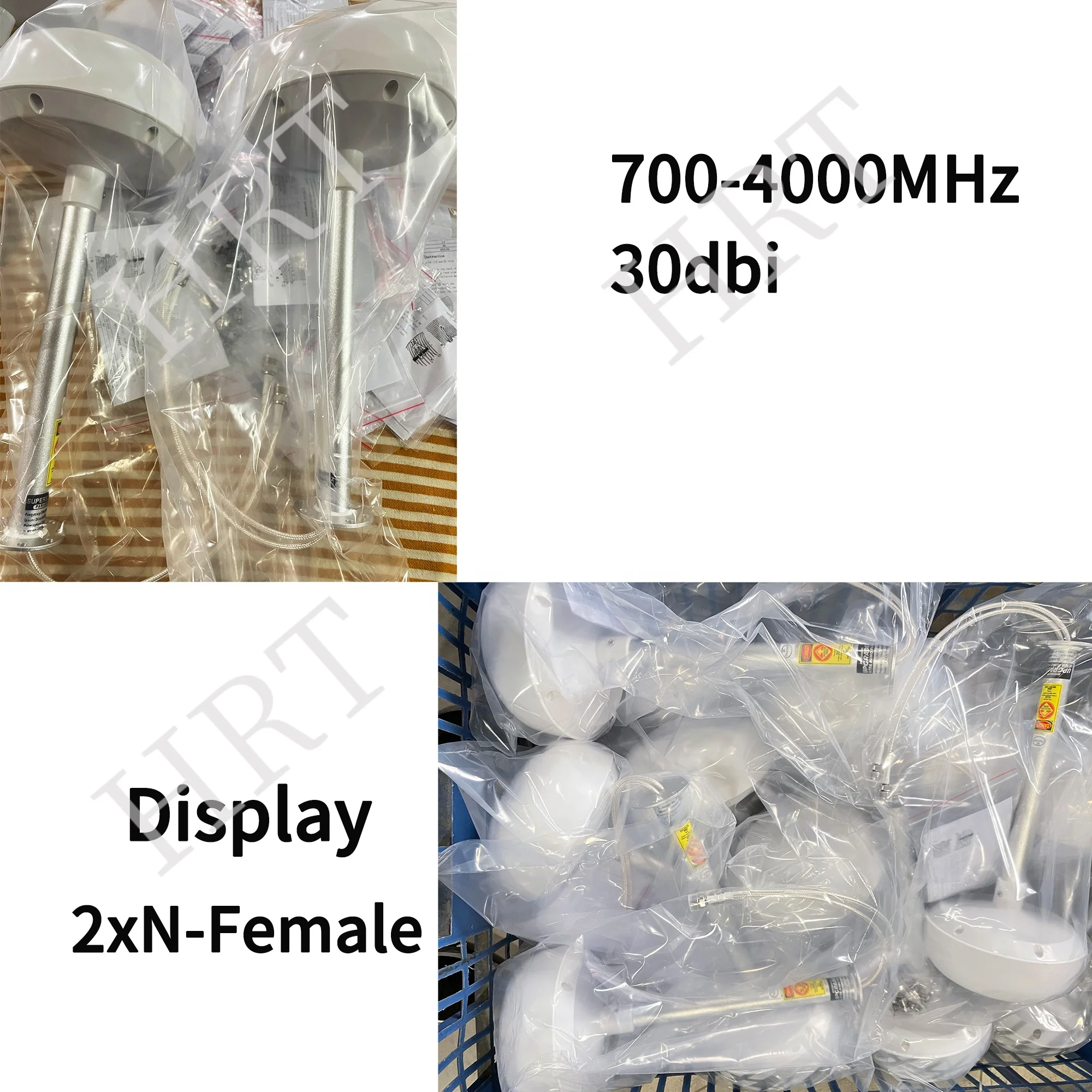 5G Outdoor Antenna 700-4000mhz 30dbi MIMO parabolic grid communication Antenna for GSM  CDMA 2G 3G Cell Phone Signal Repeater