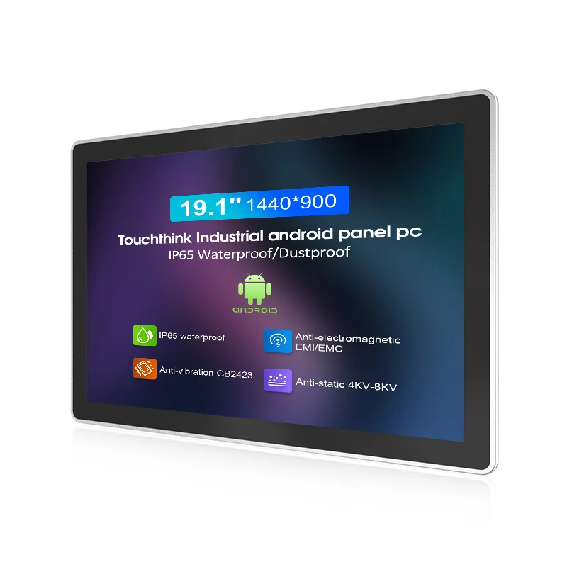 Touchthink 19 1 '1440*900 Высокое разрешение настенная полностью закрытая Пылезащитная промышленная Панель android оборудование для