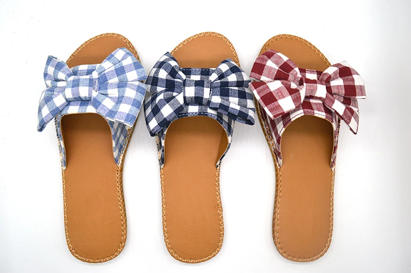 Fashionable Flower Shape Upper Summer Beautiful Latest Women Flat Sandals