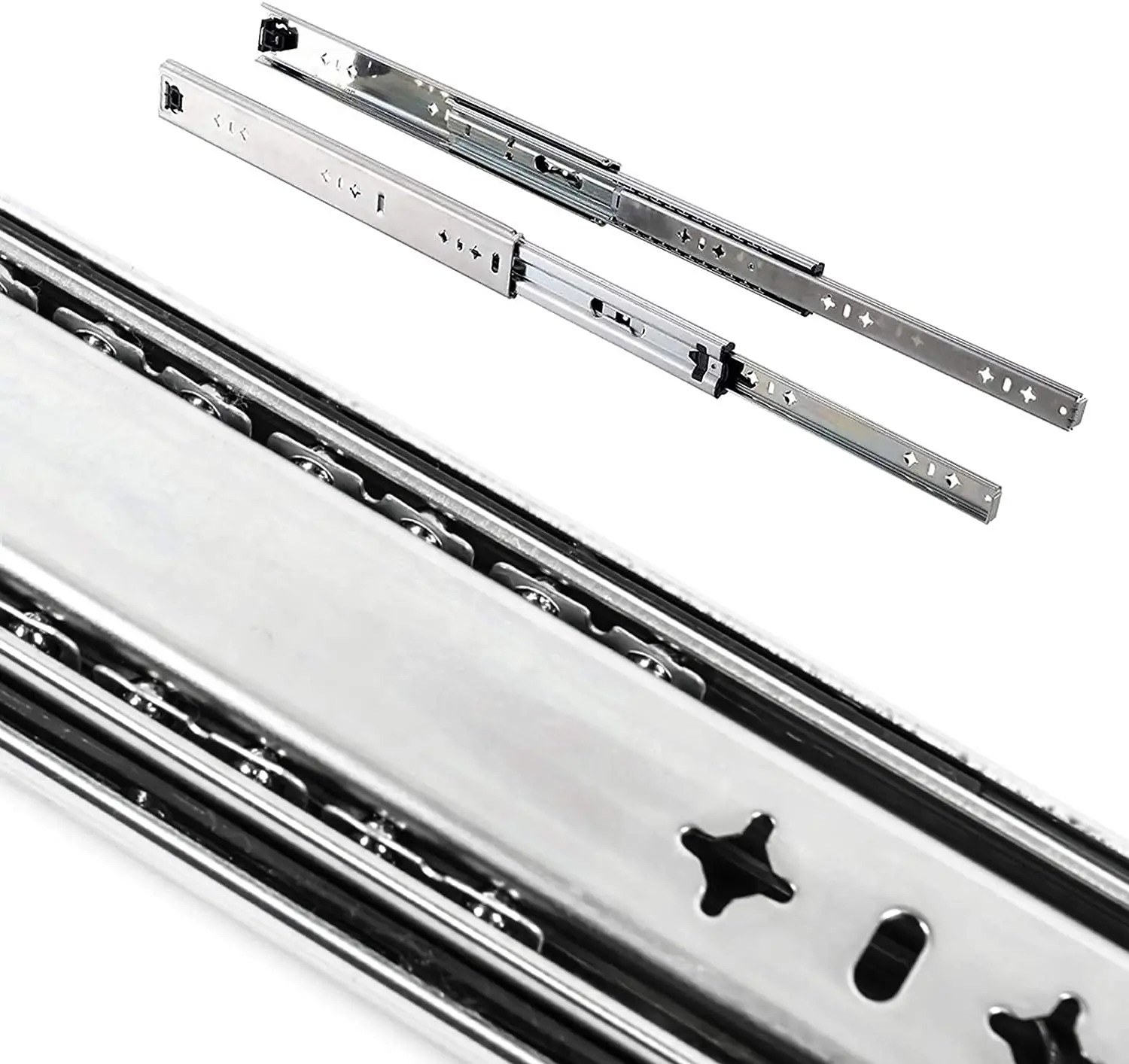 SNEIDA 53 wide 20 thickball bearing slides medium load cold rolled steel drawer slide bearing 120KG