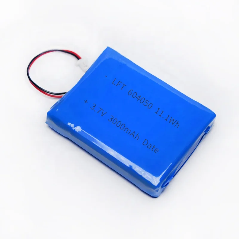 China Manufacturer Lifepo4 cell Li-ion Polymer Battery 604050 3000mah 3.7V for portable power source