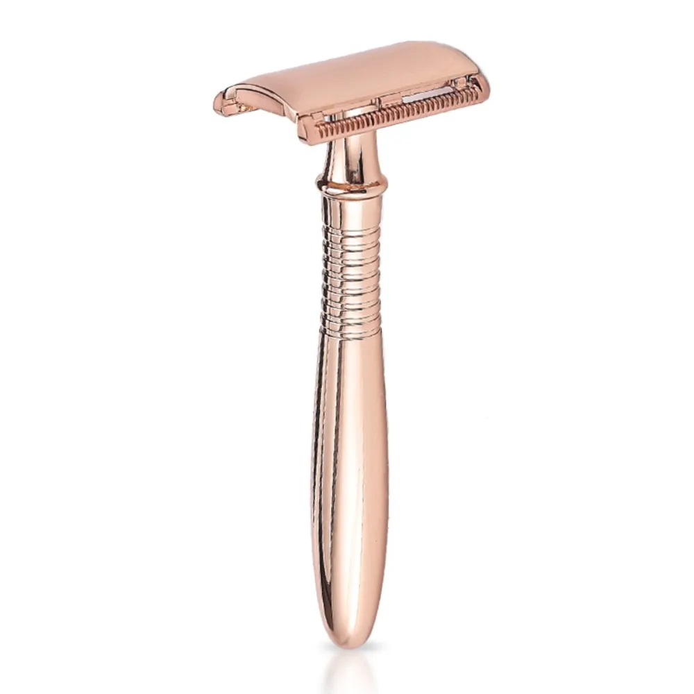 
Wholesale eco friendly razor rose gold safety razor 