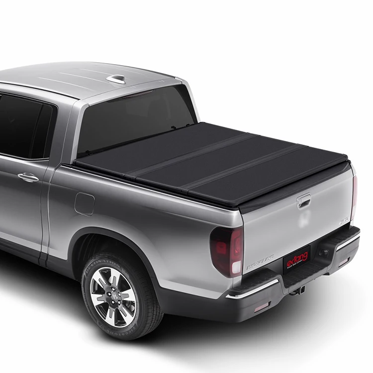 High Quality Pickup Truck Bed Cover Hard Tri-Fold Tonneau Cover for Ford F150 Ranger Navara NP300 Frontier Titan Dmax BT50 D40