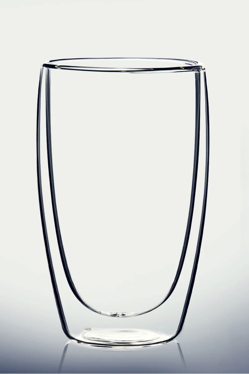 80/250/350 ML High Quality Classic Double Wall Glass Coffee Tea Cup, Glass Espresso Cup