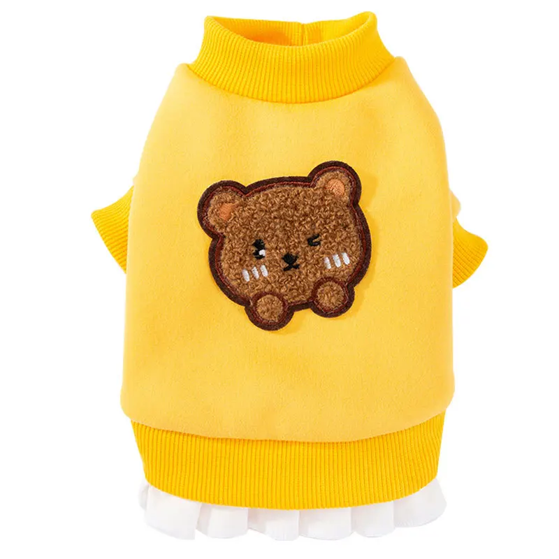 Wholesale Two-legged Cotton Cute Hoodies Clothes Without Hat Colorful Winter Autumn Pet Dog Cat Hoodie