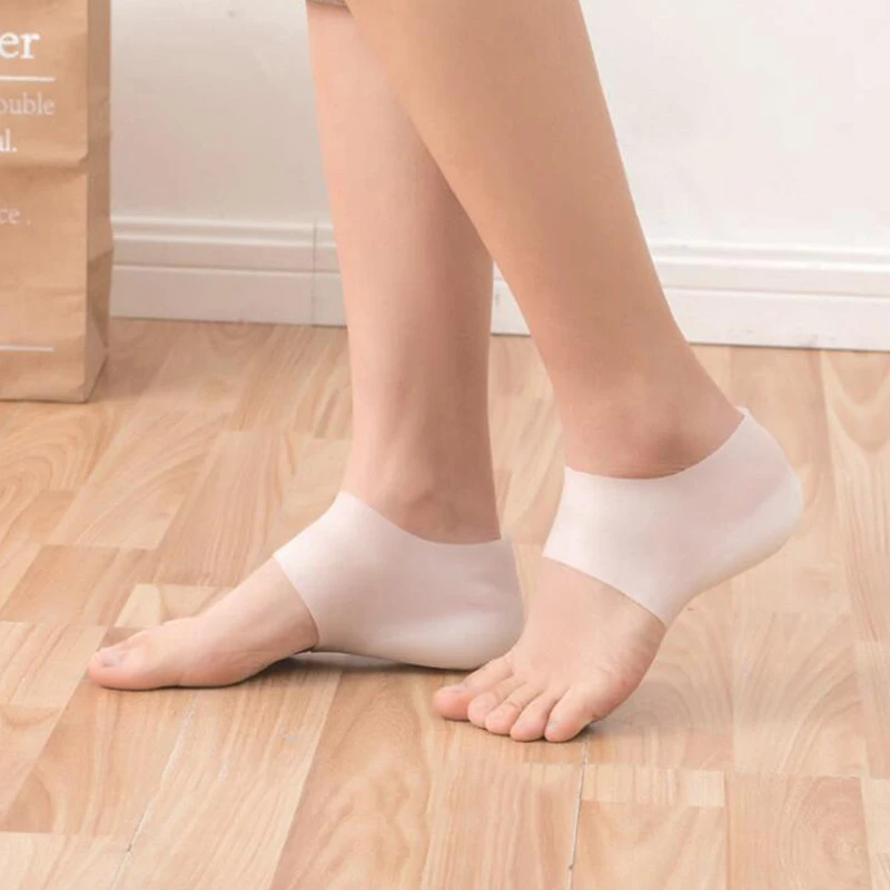 Unisex invisible heightening insole silicone soft Increase insole foot cover