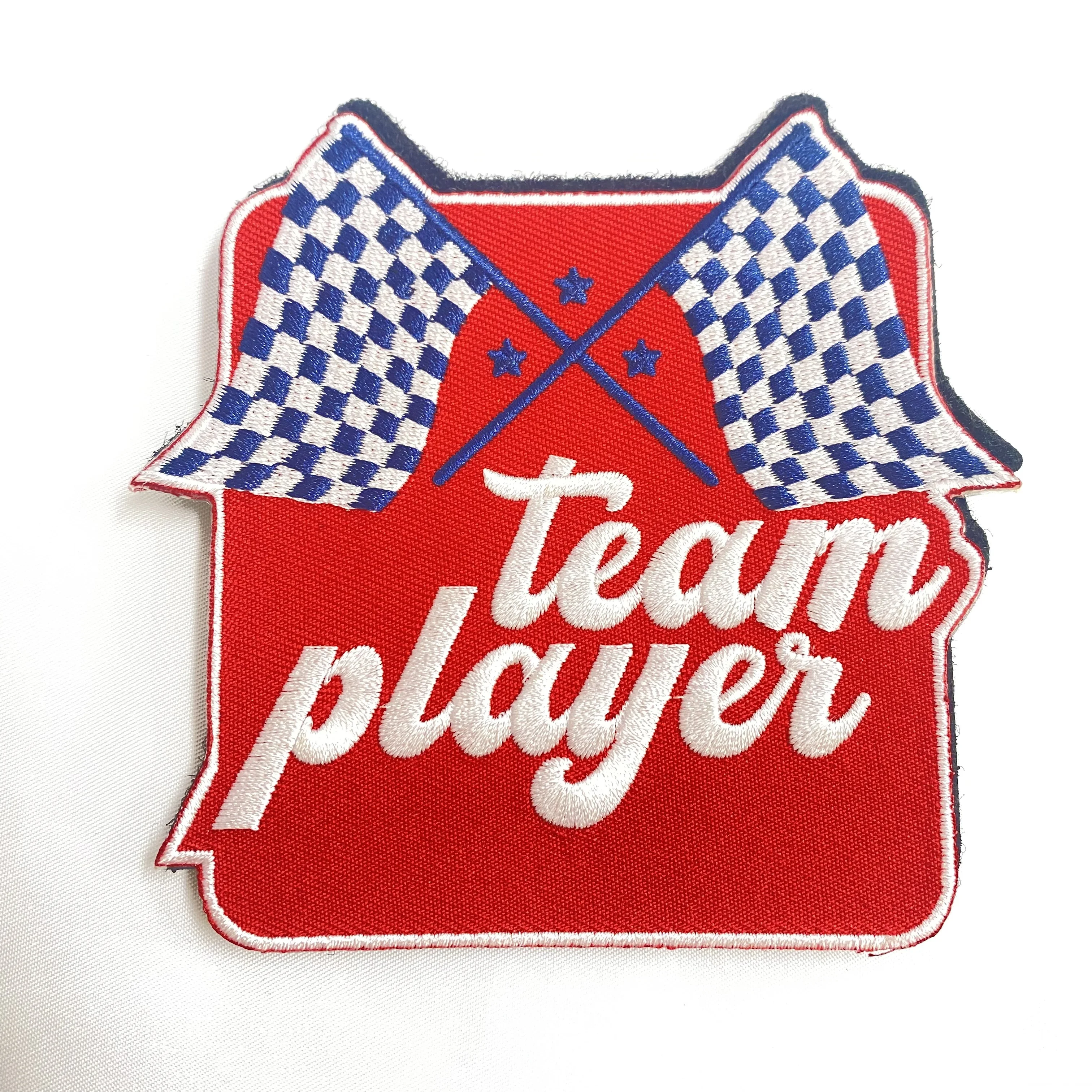 low moq custom design embroidery patches iron on embroidery patches for clothes chenille patches