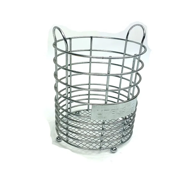 Hot sale Metal Wire Cutlery Holder Kitchen tools basket