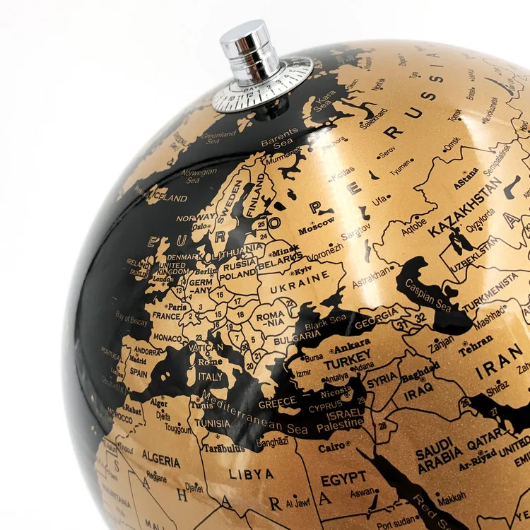 mova globe manufacturer globe terrestre mova magnetic globe Hot Selling Black and Gold Plastic Pvc for Decoration