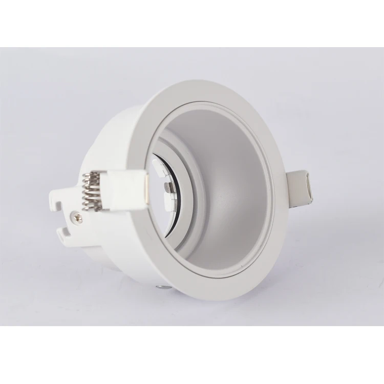 Gu10 Fixture 55mm 75mm 85mm White Mr16 Housing Led Gu10 Spot Light Spotlight Housing