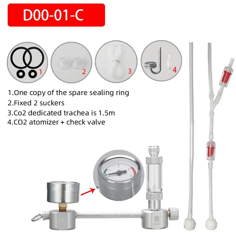 Wholesale Aquarium accessories diy set Homemade aquatic plant CO2 set kit Easily controlled aquarium CO2 generator