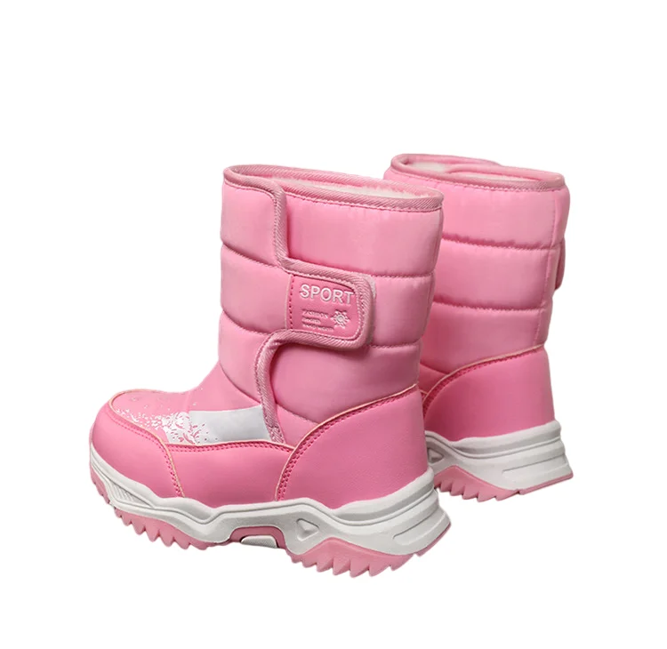 2021 New Hot Sale Pink Snow Boots For Girls And Anti Slip Outsole Kids Baby