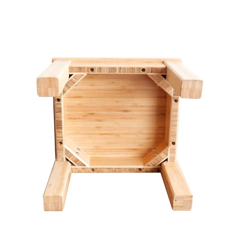 Modern Stool Chair Wooden Bench Bamboo Stools Chairs for Home