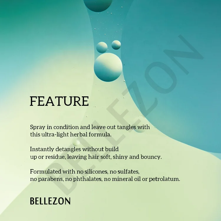 Частная торговая марка натуральный увлажняющий спрей против спутывания