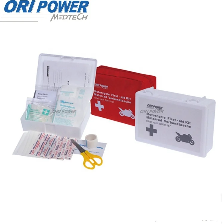 Oripower wholesale DIN 13167 approved OEM promotional first aid kit outdoor