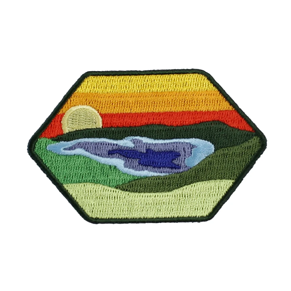 Iron on patches - unicorn girl - colorful Application Embroidery patch badges