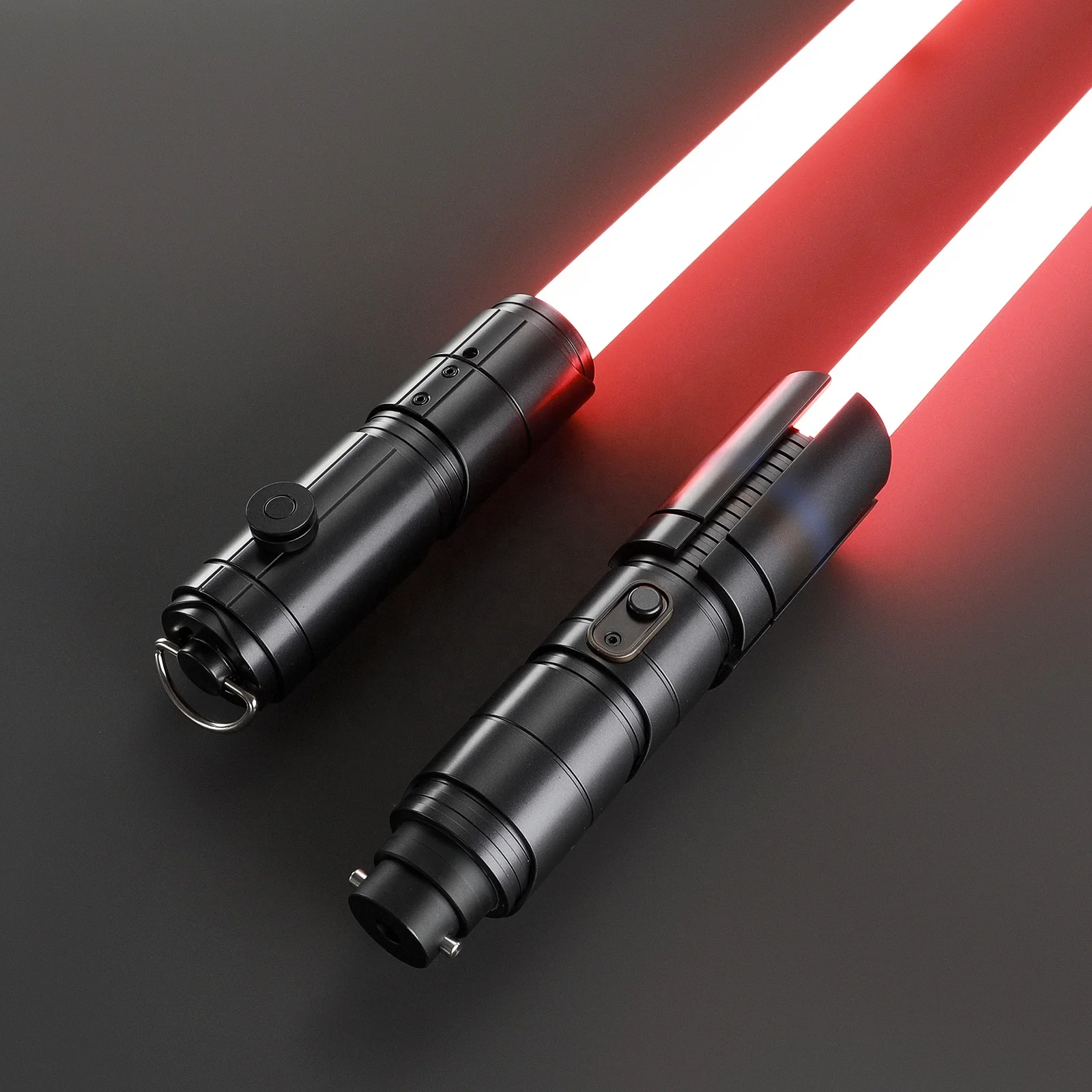 LGT Saberstudio Qimir The Stranger Smooth Swing LED Sword Metal Hilt Heavy Dueling Lightsaber Infinite Color Change for Cosplay