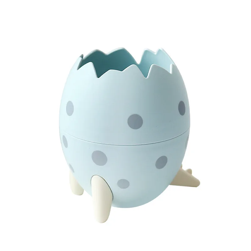 Оптовая продажа, низкая цена, модный и креативный милый мультяшный динозавр, ведро для хранения яиц, PP, студенческий канцелярский держатель для ручки