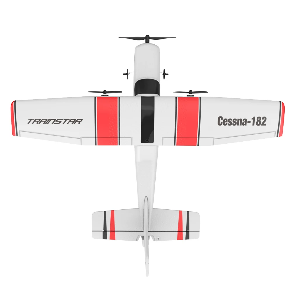 Fuqi радиоуправляемый самолет Cessna-182 2-канальный истребитель реактивный RTF 2 4 гггц EPP Радиоуправляемый игрушечный трюк Dr