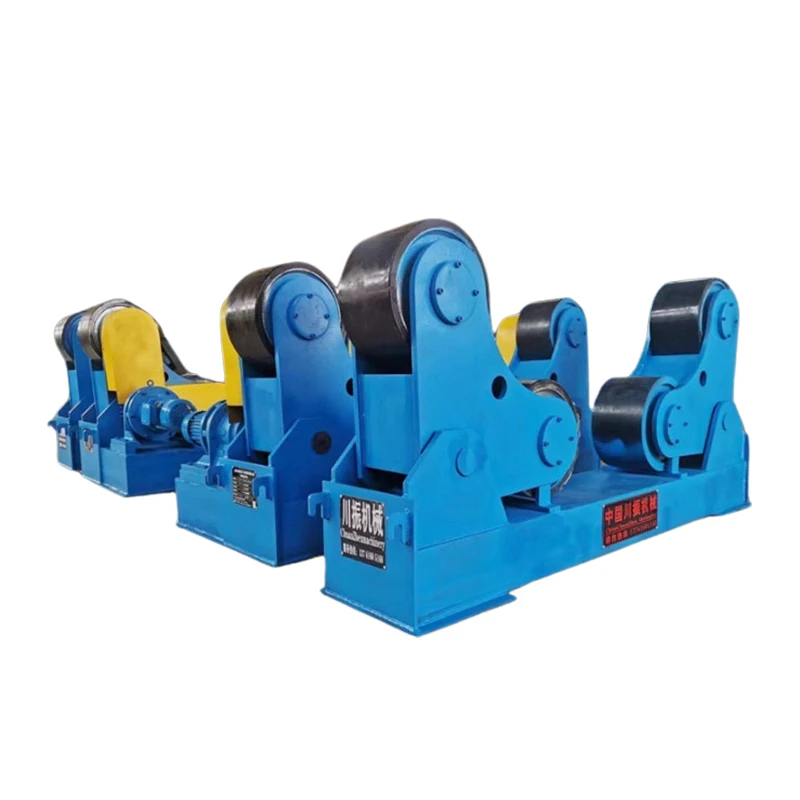 Factory Wholesale Welding Positioner Rotator Small Tube Turning Rolls Rotating Welding Table Double Rubber Wheel Roller