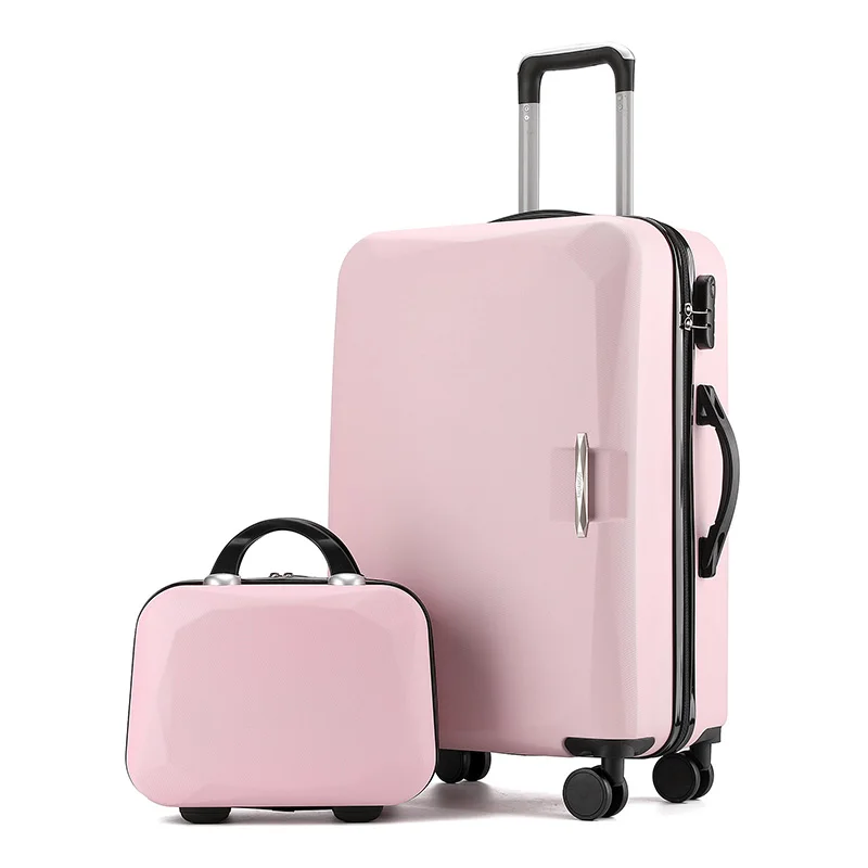 Hot carry on travel luggage cabin trolley suitcase hard case abs luggage set