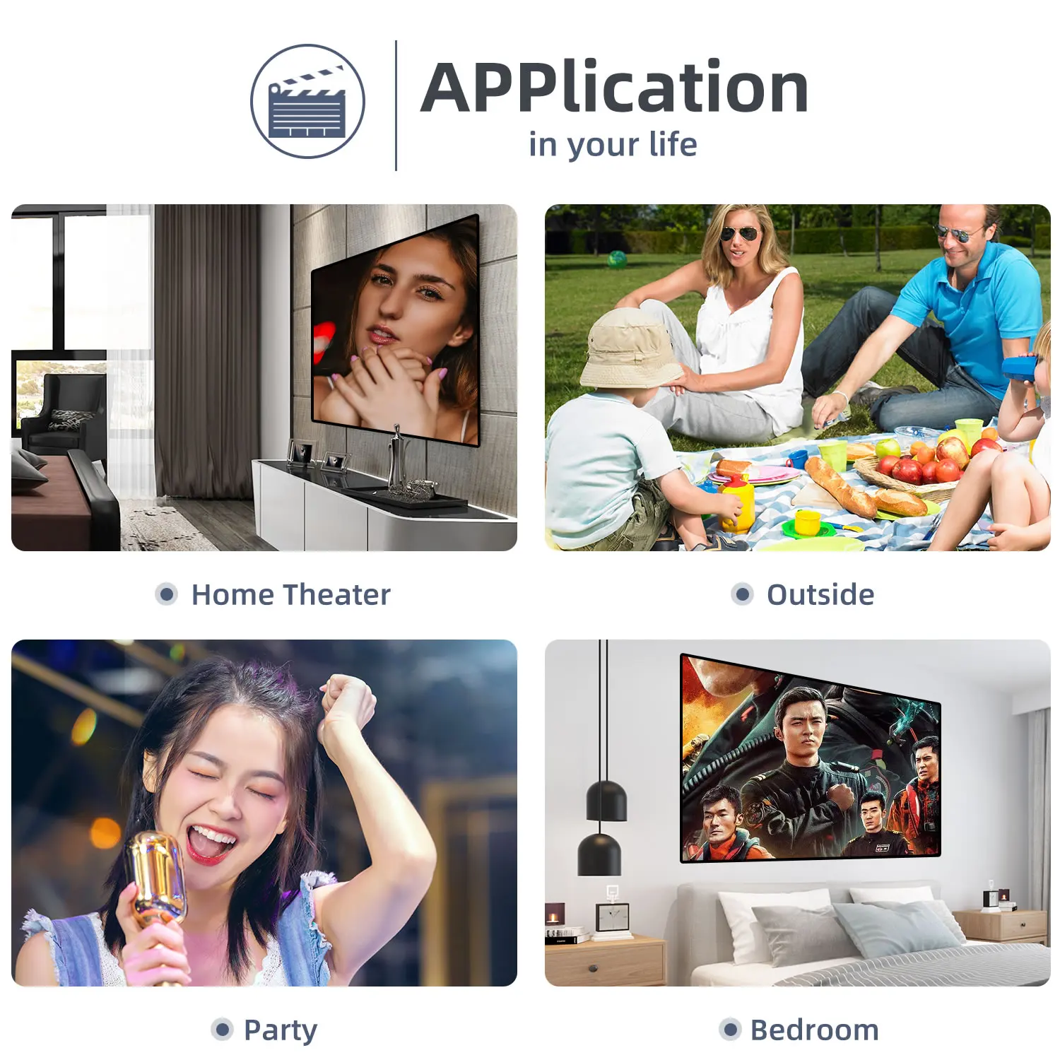 New Hot 1080p Projector 4800 High Lumen Cheap Native 720P HD LED LCD Portable Video Home Theater Projector Mini