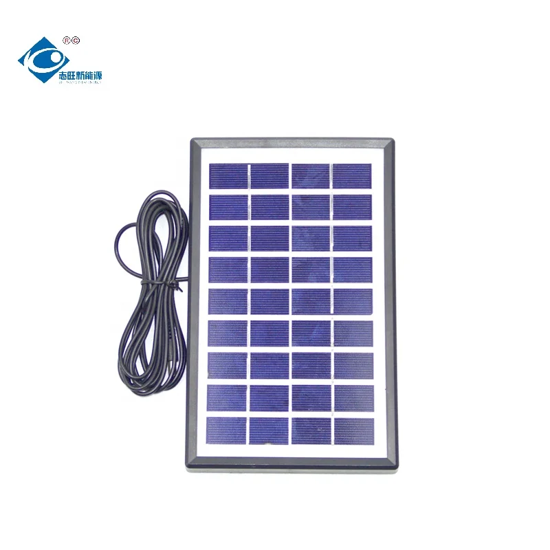 9V Solar Power System Charger ZW-3W-9V Popular Mini Portable Solar Panel 3W Glass Laminated Solar Panel