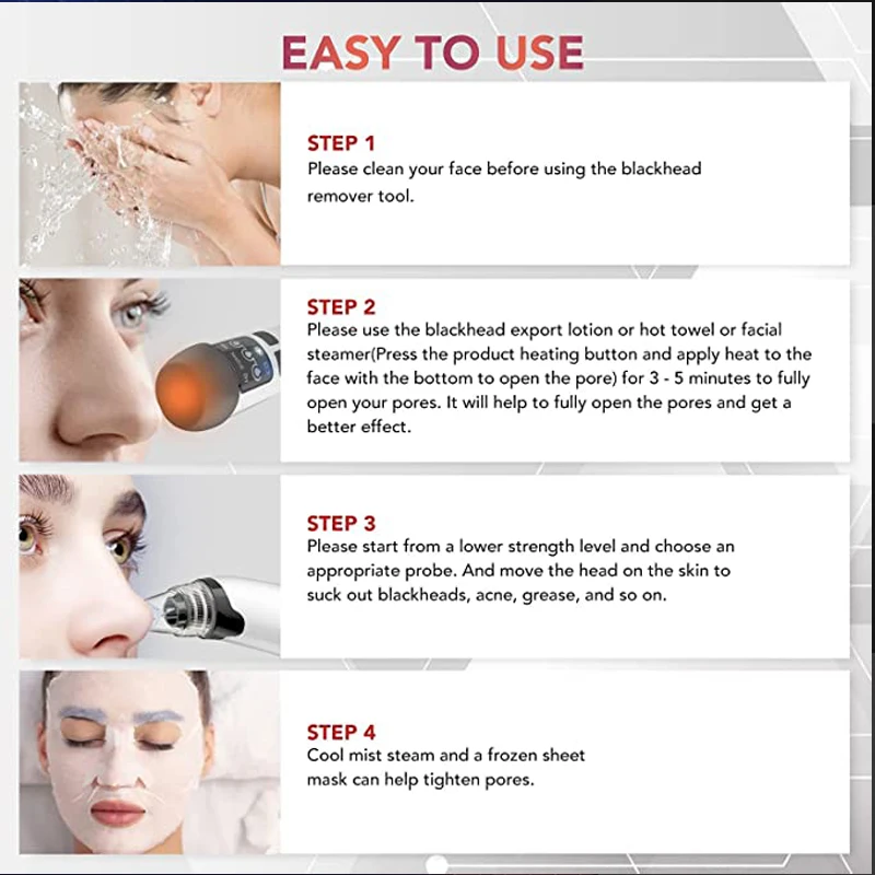 1489 Best Selling Products 2022 In USA Amazon vacuum blackhead remover vacuum cleaner for pores black head machine