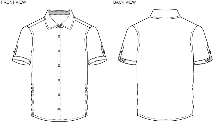 
Mens Flight Attendant short shirt uniform CUSTOM CVC fabric small tape and contrast button on the sleeve STEWARDESS uniforms 