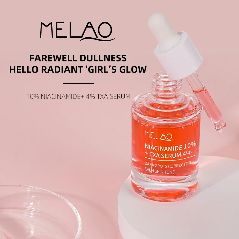 Private Label Hyaluronic Acid Niacinamide Tranexamic Acid Natural Korean Glass Skin Dark Spot Corrector Skin Care Serum