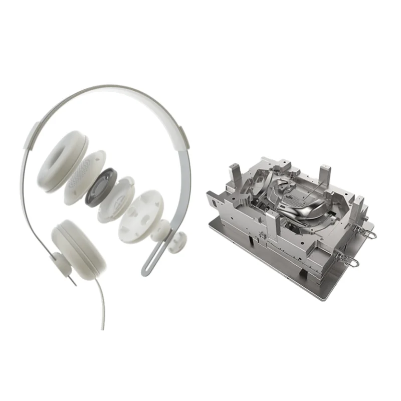 Customize OEM Factory Best-selling Product Plastic Injection Wholesale New 2022 ABS Plastic Earphone/Headphone Shell