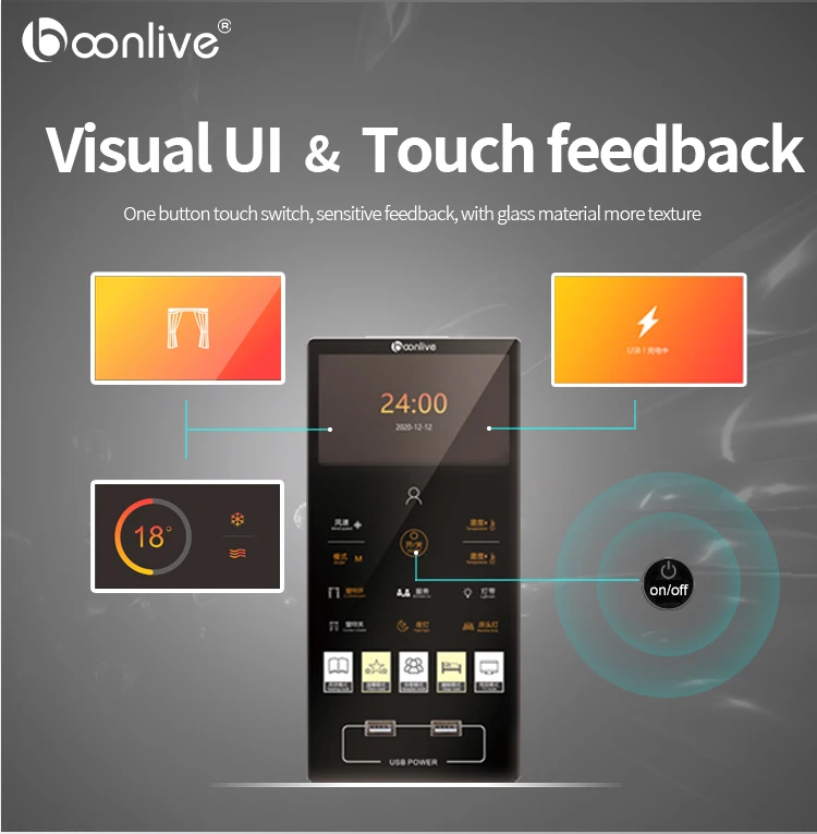 Boonlive Shenzhen Luxury Capacitive Led Electrical Tuya Smart Wifi Zigbee Wall Touch Switches Sensor Panel