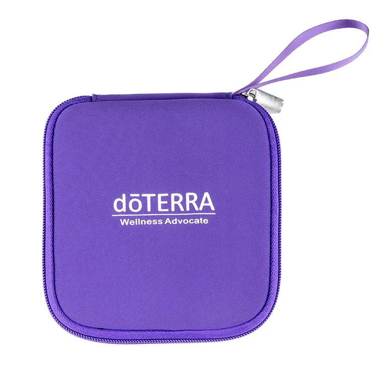 
Makeup liquid storage 10ml 10 bottles portable travel hard EVA storage essential Oil bag 